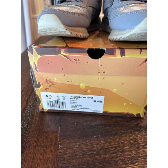 Reebok Classic Leather Ripple Hq6253 Pure Gray Jurassic World unisex sneaker for - Picture 2 of 12